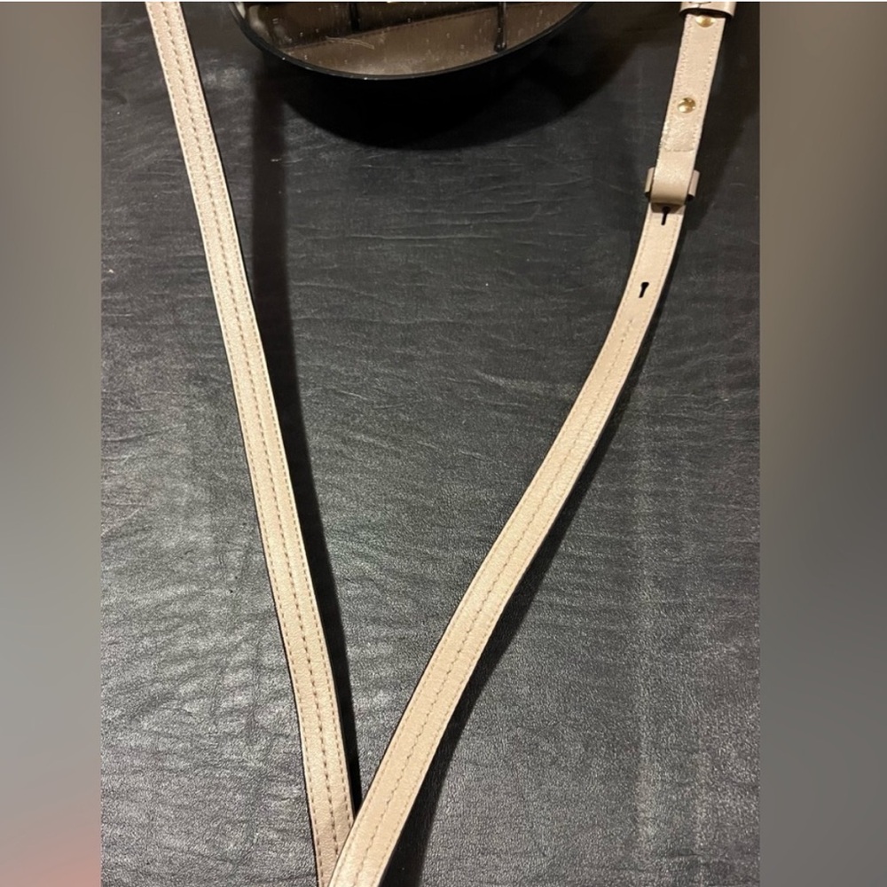 EUC CHLOE Calfskin Suede Mini Chain Faye Shoulder Bag Motty Grey comes with COA - Picture 8 of 14
